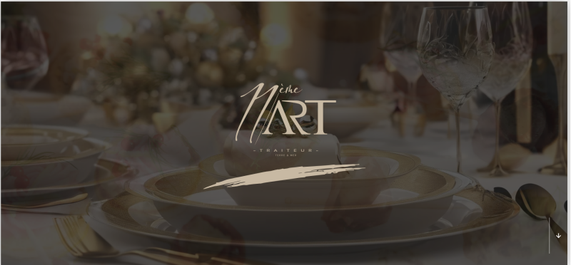 Création de site internet pour un expert en traiteur événementiel de luxe à Antibes proche de Cannes (06150) - Onzième Art Traiteur
