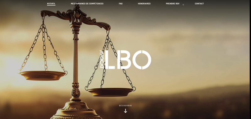 Création d'un site internet optimisé SEO pour Me Bessis-Osty, avocat en droit public à Nice 