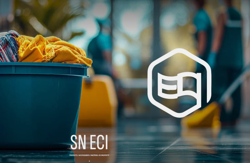 Création de site internet pour un grossiste B2B en hygiène professionnelle à Marseille : SN ECI