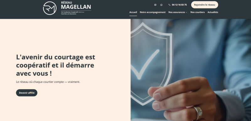 Conception d'un site internet pour courtiers en assurance
