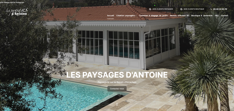 Création et Entretien de Jardin - Paysagiste à La Teste de Buch - Les apysages d'Antoine - [lespaysagesdantoine.com]