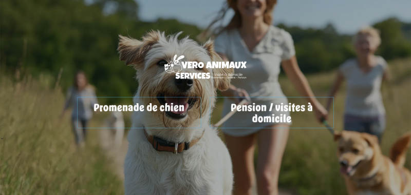 Création de site internet pour Véro Animaux Services, pet sitter à Haguenau 