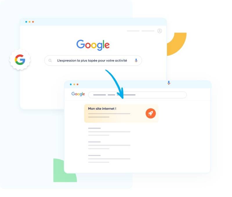Création de site internet pour être sur la première page de Google