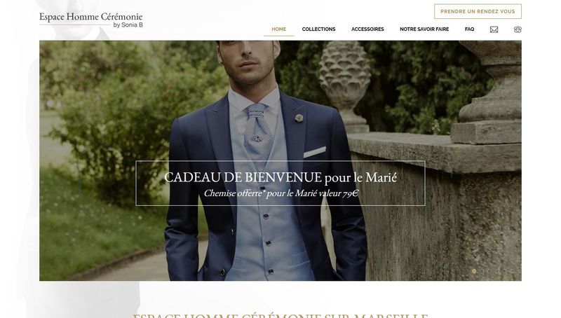 vente de costume de cérémonie pour homme Marseille