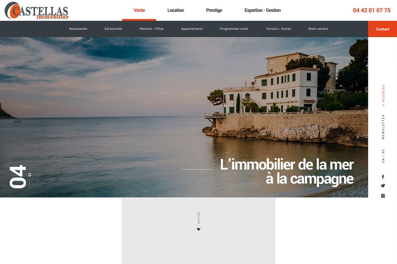 Agence immobilière à Cassis - Castellas Immobilier