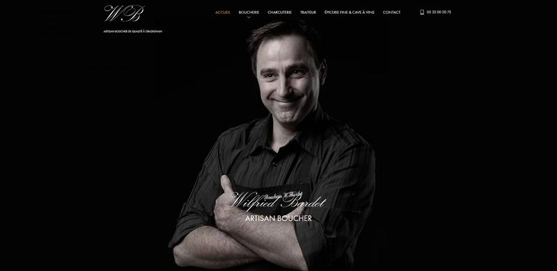 Refonte du site internet pour une boucherie à Gradignan - Wilfried Bardet