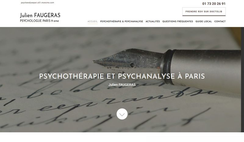 Psychanalyste à Paris 9e - Julien Faugeras