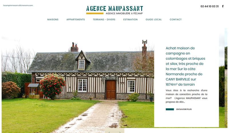 Agence immobilière à Fécamp - Agence Maupassant