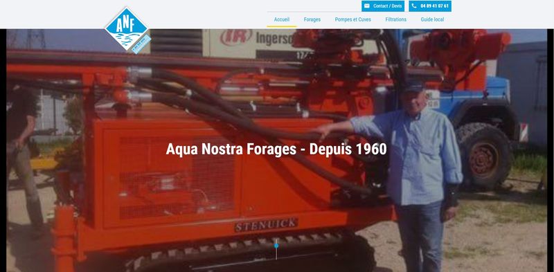 Entreprise de forage à Marseille - Aqua Nostra Forage