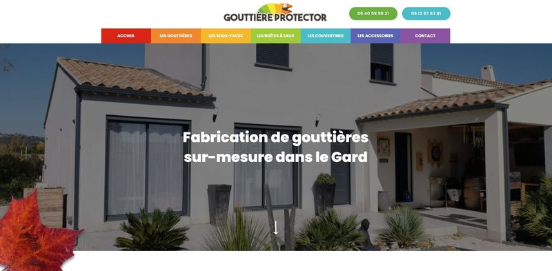 Pose gouttières alu Arles