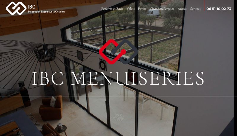 Création du site internet pour IBC Menuiseries, artisan menuisier à Septèmes-les-Vallons
