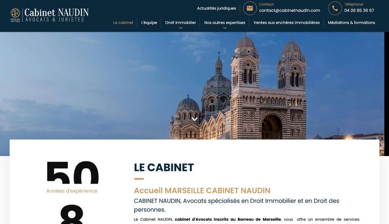 Cabinet d'avocats à Marseille - Cabinet NAUDIN