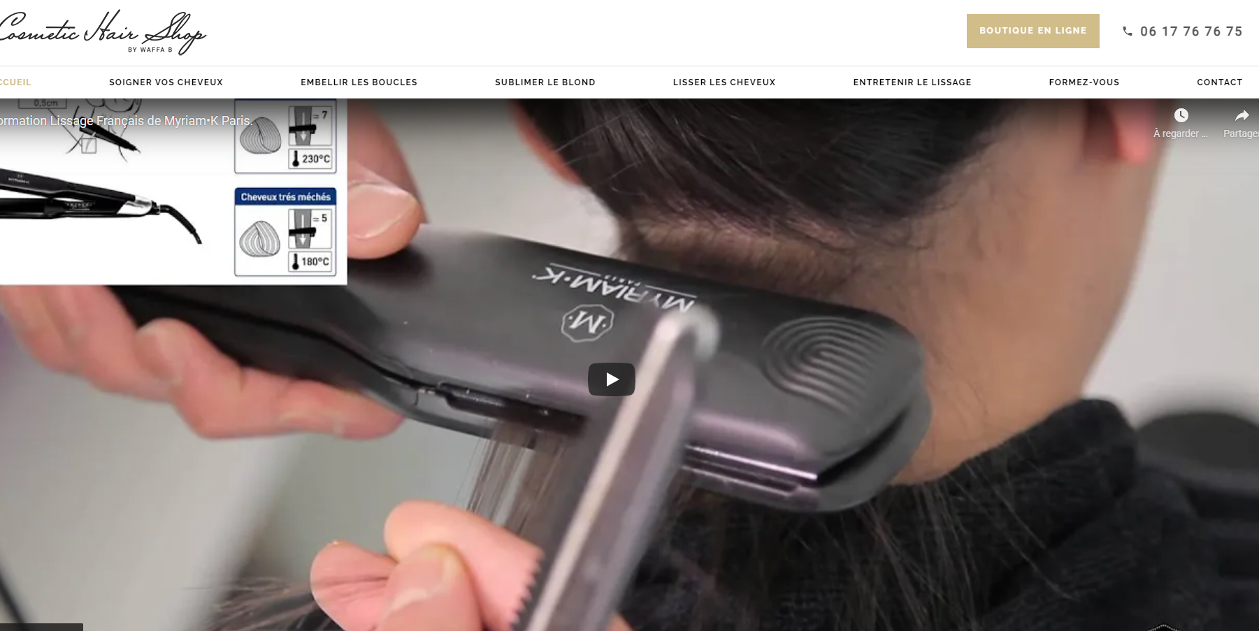 Conseils de coiffure professionnels en ligne