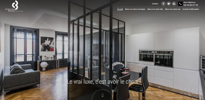 Agence immobilière de prestige - Christophe Bauvey Immobilier - Christophe Bauvey Immobilier montagne.bauvey.com