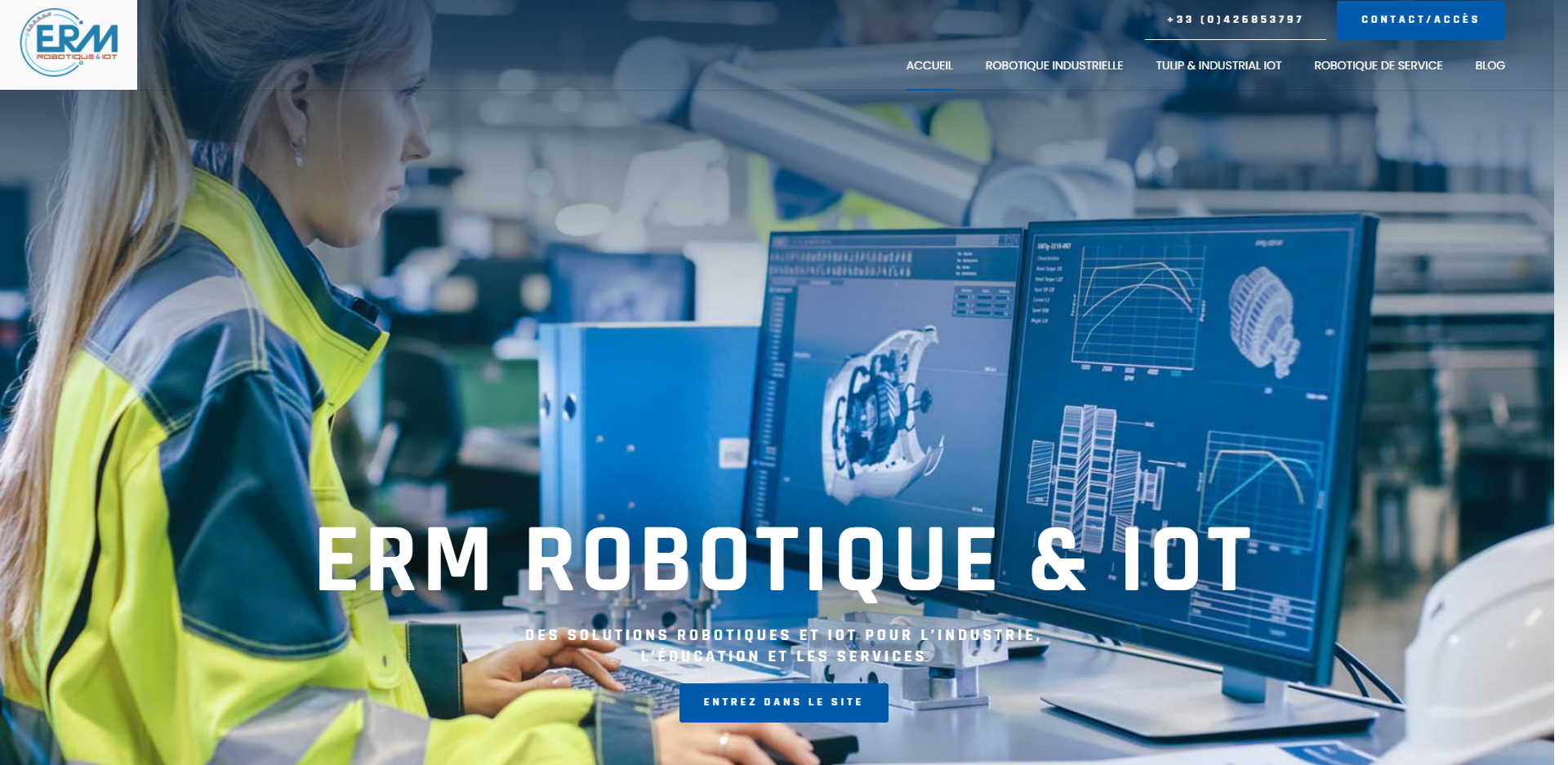 Création d'un site internet pour une entreprise de robotique industrielle à Carpentras