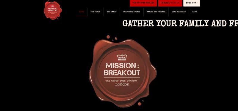 Real life escape game in London : Mission BreakOut