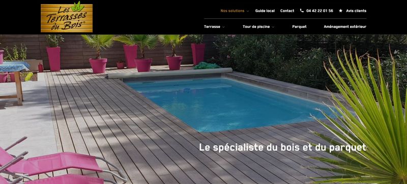 Création et pose d'un deck à Aix-en-Provence