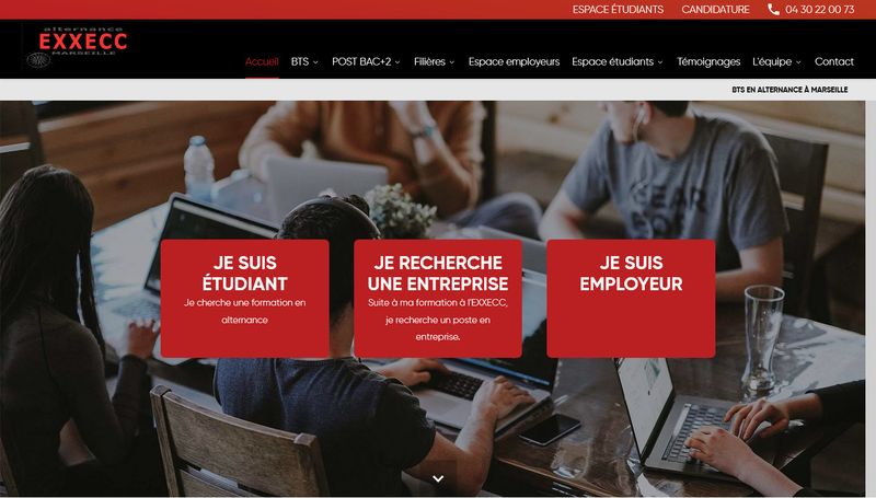 Formations Master et BTS en alternance à Marseille - EXXECC