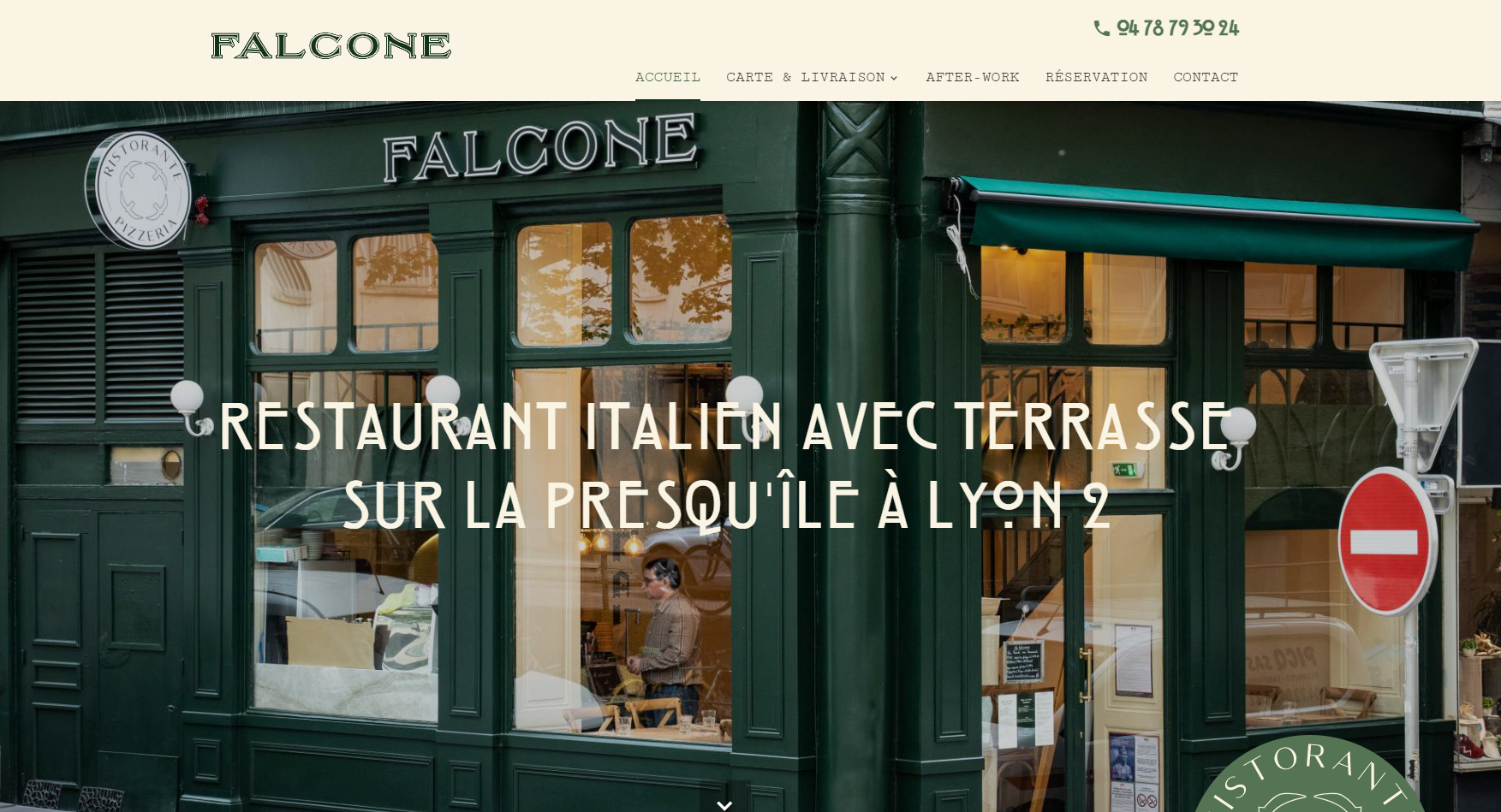 Le Falcone : Restaurant italien à Lyon
