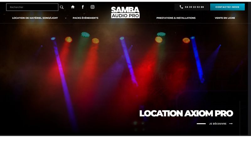 Location de sono et éclairage pour soirée et mariage Toulon - Samba Musique