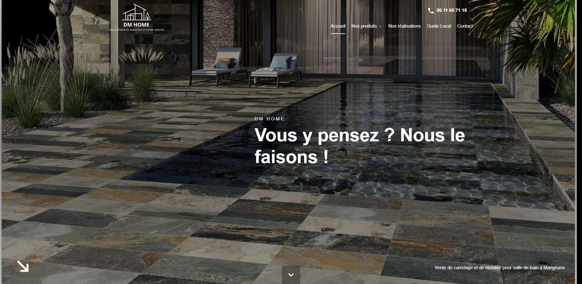 Magasin de carrelage à Marignane