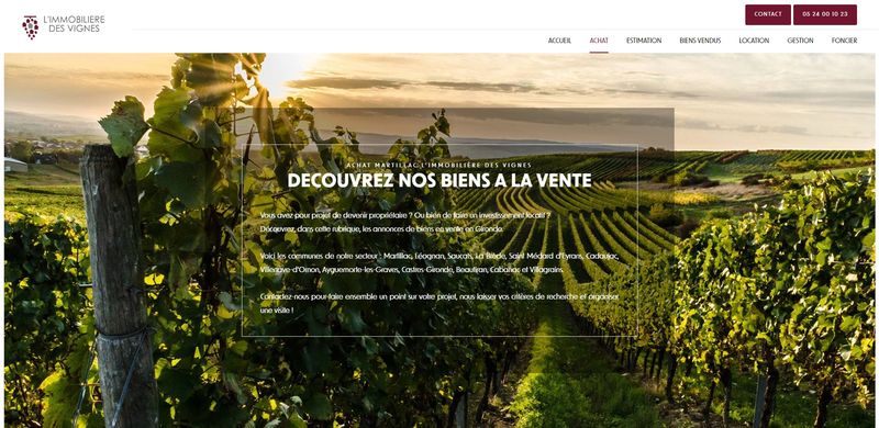 Agence immobilière pour estimer, vendre louer et acheter un bien immobilier à Martillac (33)