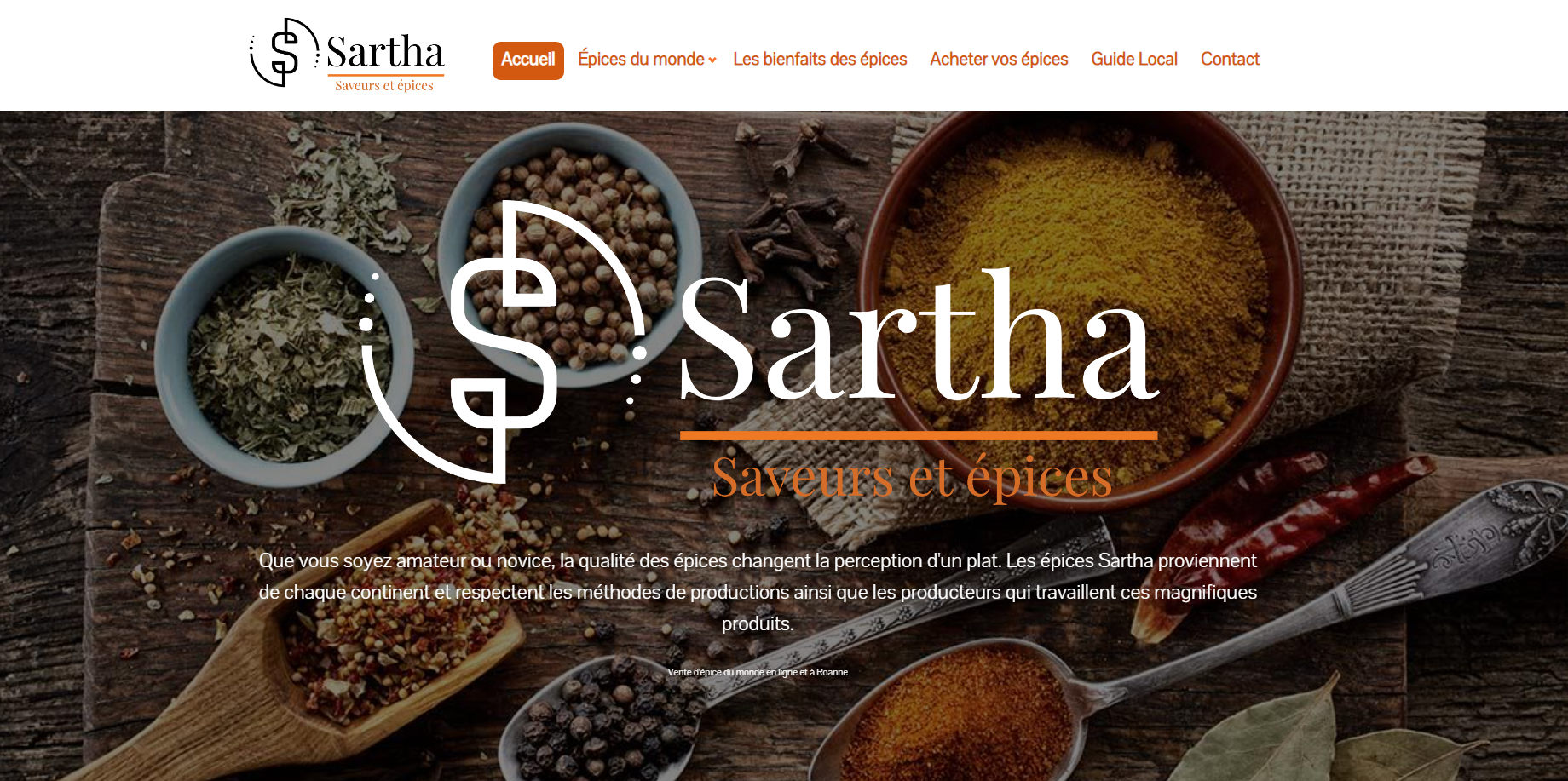 Réalisation d'un site pour un traiteur mariage proche de Bordeaux en Gironde