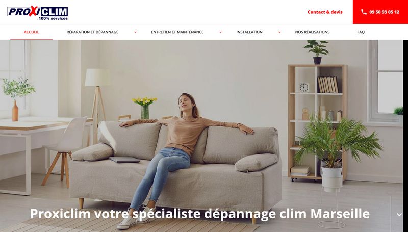 Dépannage de climatisation sur Marseille - Proxiclim