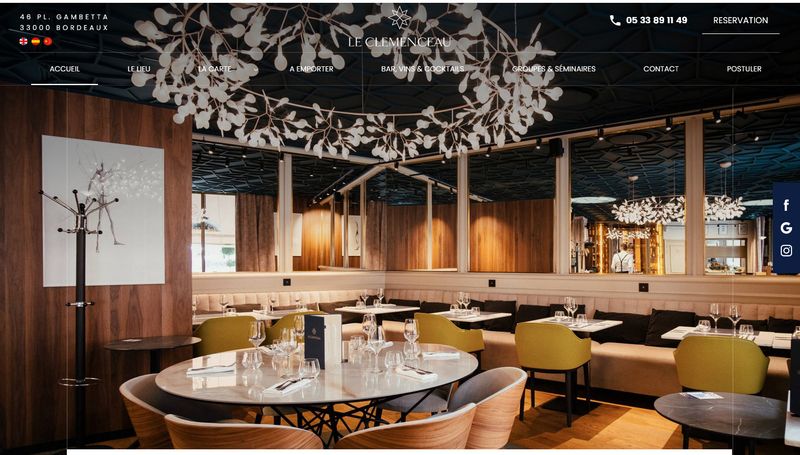 Le Clémenceau : Restaurant de fruits de mer à Bordeaux