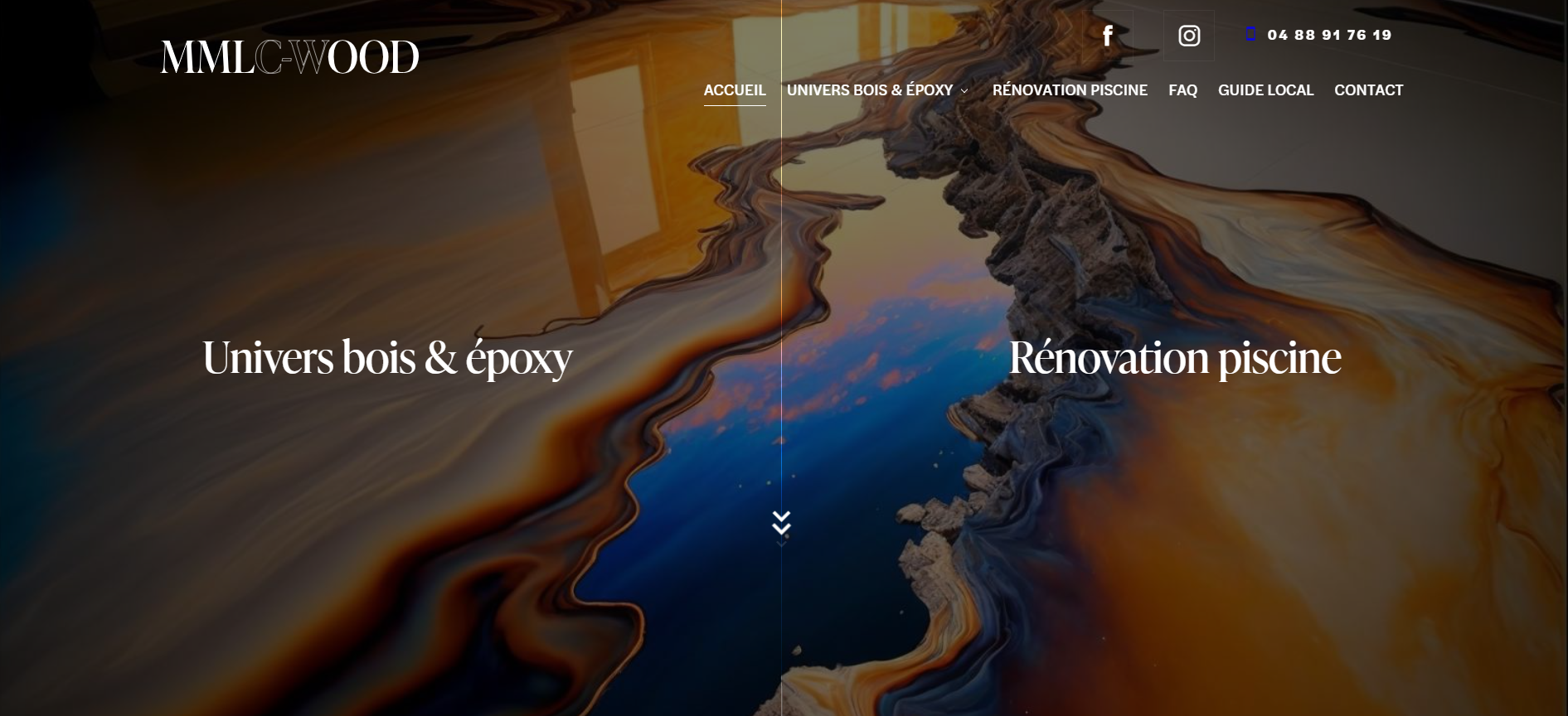 ébéniste pour fabrication de meuble epoxy à Marseille