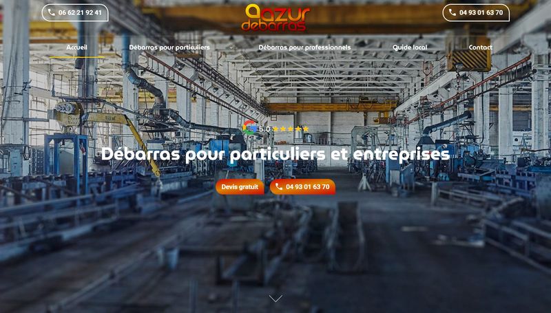 Débarras à Nice et récupération de biens sur la Côte d'Azur - Azur Débarras