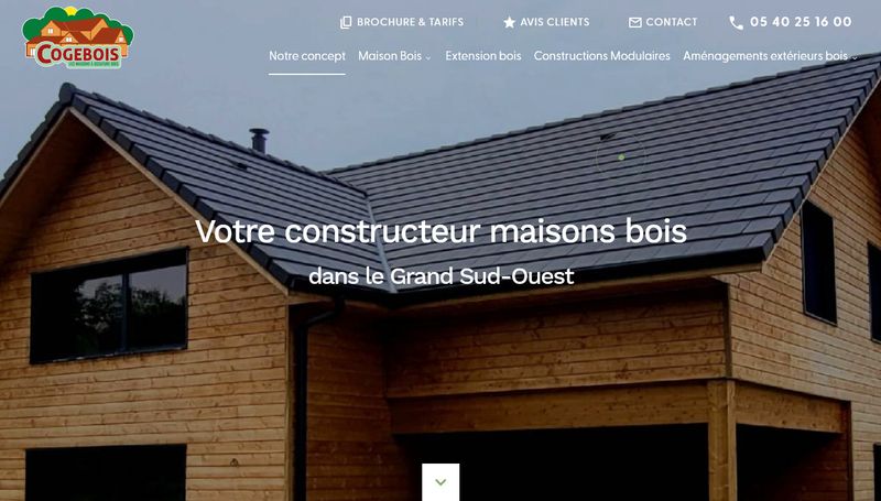 Constructeur de maison en bois dans le Gers - Cogebois
