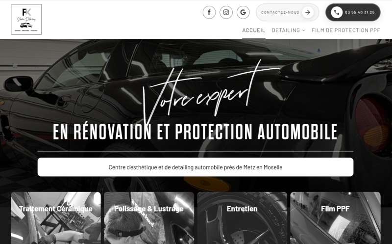 centre de detailing auto en Moselle - FK Detailing