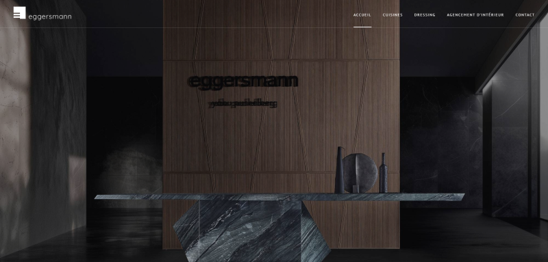 Création d’un site internet pour le showroom de cuisine haut de gamme Eggersmann à Bordeaux