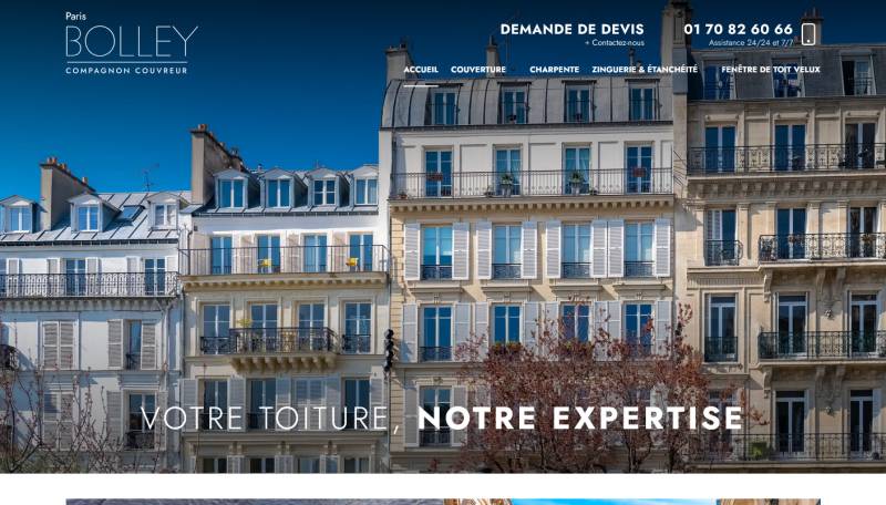 Création de site internet pour Bolley dans les Yvelines