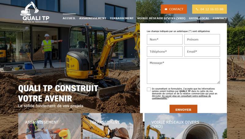Création du site web de Quali TP 13 à Plan-de-Cuques