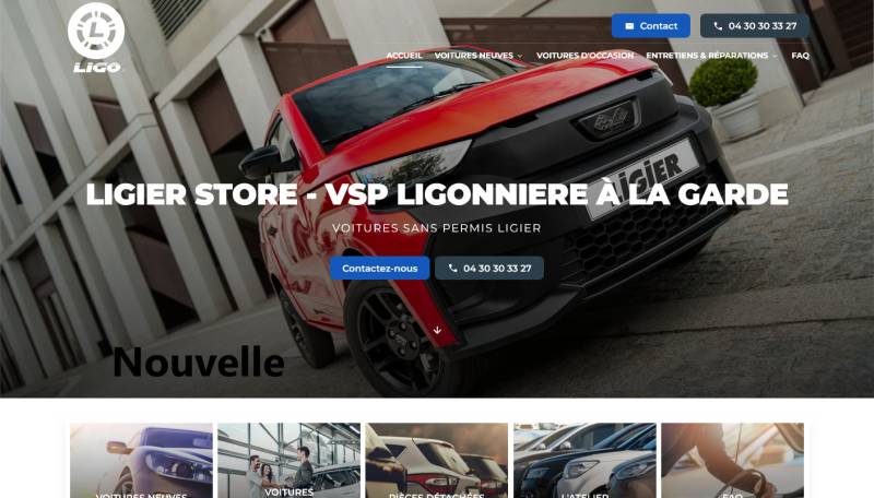 Voitures sans permis pas chères vers Toulon - VSP Ligonnière