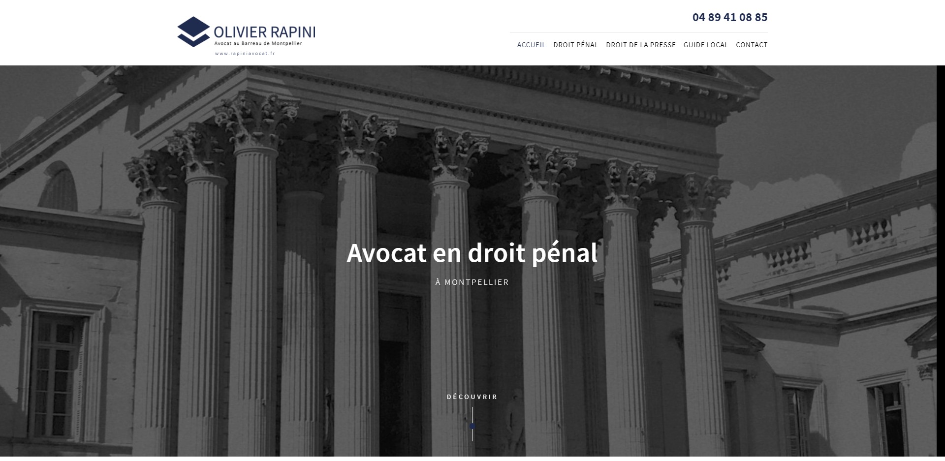 Cabinet d'Avocat Rapini Olivier, avocat pénaliste à Montpellier