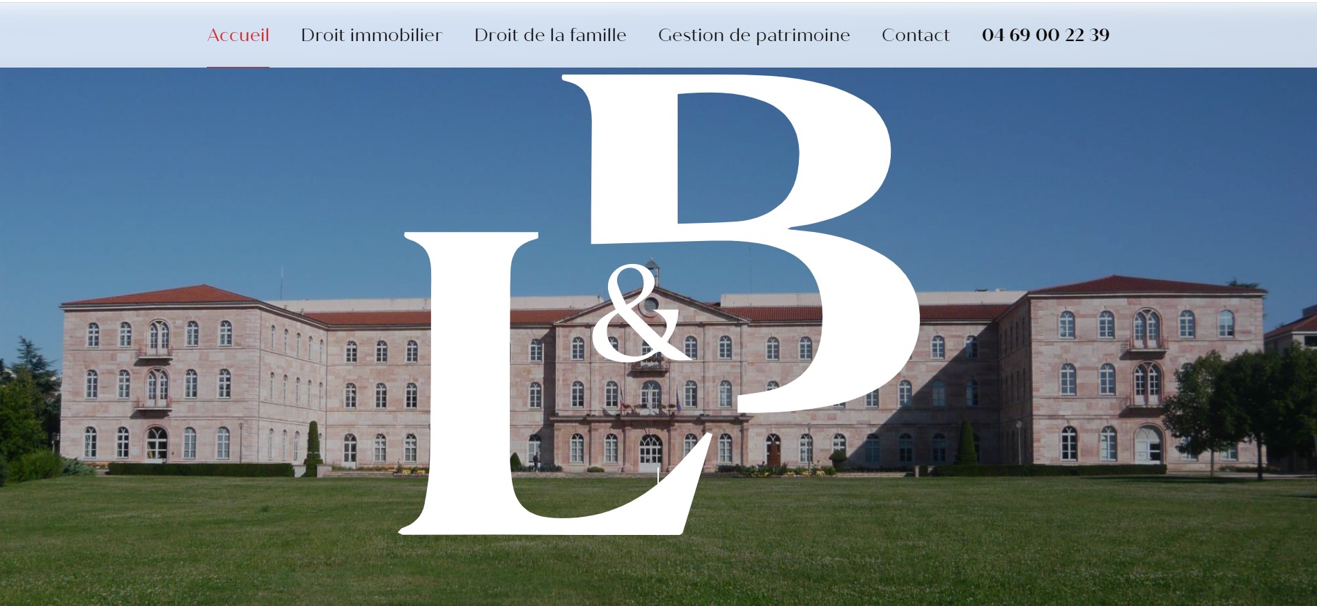 Création de site pour l'étude de Maître Lucie Bonnefoy, office notarial à Caluire-et-Cuire