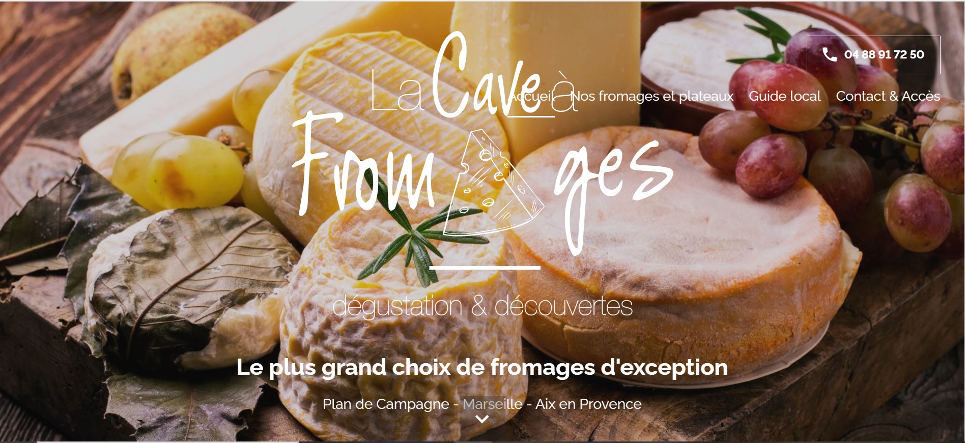 Fromagerie plateaux de fromages affinés Plan de Campagne