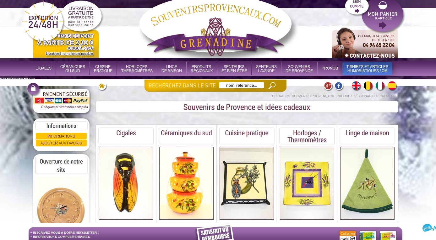 souvenirs de Provence en vente en ligne