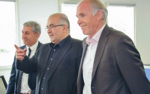 Didier Parakian 9e adjoint au maire de Marseille, Serge Alagy PDG Jalis et Dominique Tian 1er adjoint