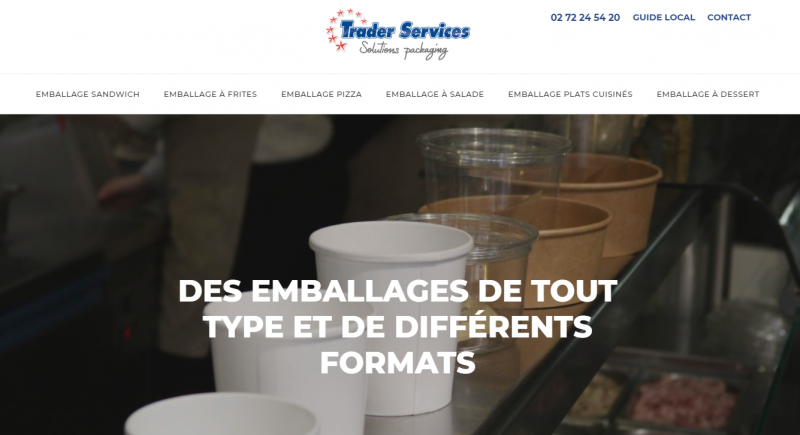 Trader Services Solutions Packaging distributeur d'emballages alimentaires