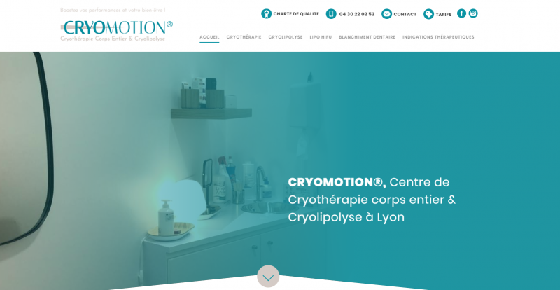 Cryomotion séances de cryothérapie corps entier à Lyon
