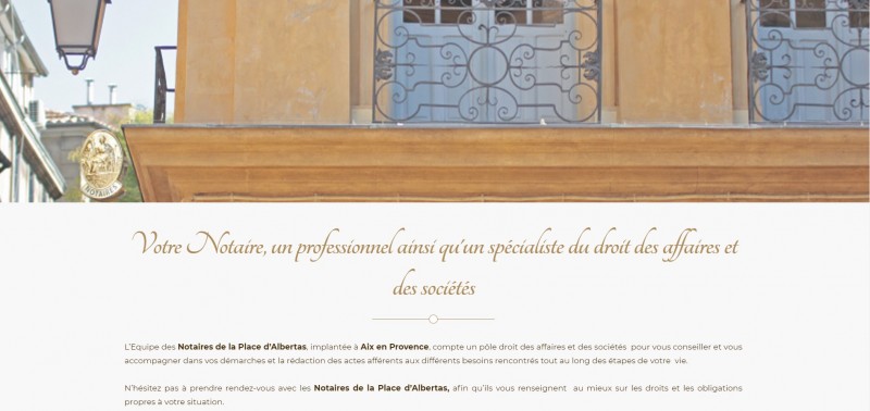 Office Notarial spécialisée en droit des affaires à Aix-en-Provence - Les Notaires de la place d'Albertas