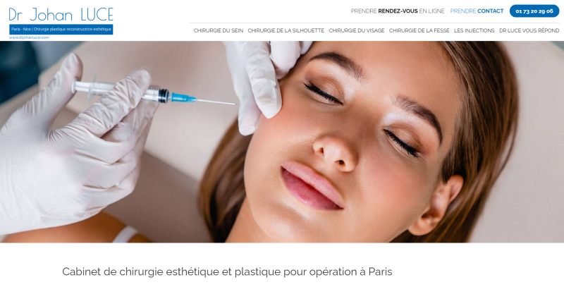  cabinet de chirurgie esthétique du Dr Luce à Paris