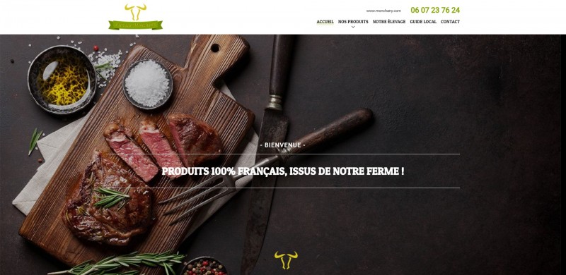 Vente directe viande de Bœuf et de veau à la ferme de l'élevage MONCHANY à St Médard-en-Jalles proche de Bordeaux