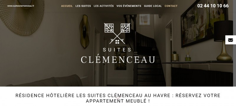 Appart 'Hôtel et résidence hôtelière Les Suites Clémenceau au Havre