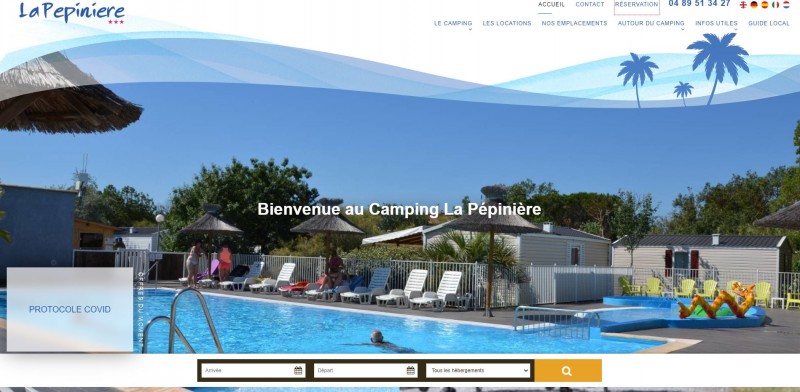 emplacement camping agde