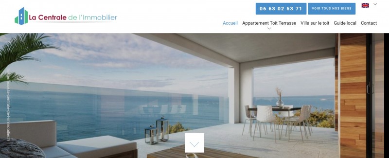 Agence immobilière LA CENTRALE DE L IMMOBILIER à Marseille pour achat et vente immobilière appartement toit terrasse et villas de luxe vue mer en PACA